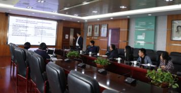 韓國國立水產(chǎn)科學(xué)院西海水產(chǎn)研究所sang ok chung研究員到黃海所訪問交流